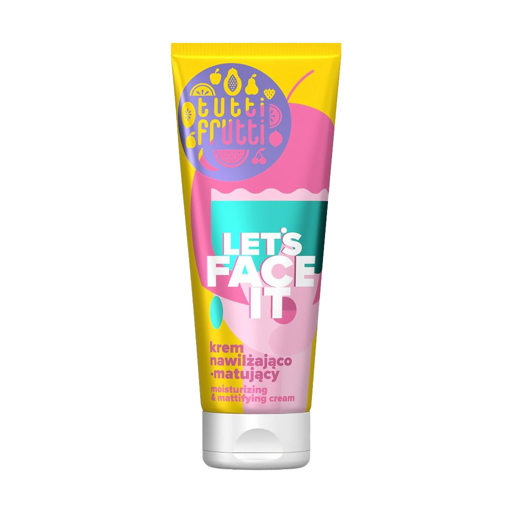 Зволожувальний та матувальний крем для обличчя Farmona Tutti Frutti Let's Face It Moisturizing &amp; Mattifying Cream, 50 мл